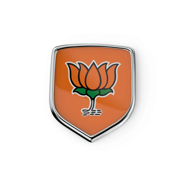 BJP Bhartiya Janta Party Badge for Car & Bike - Image 2
