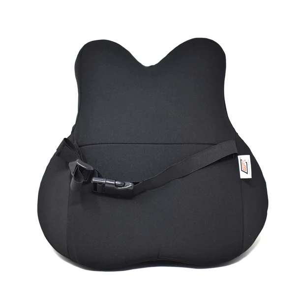 Universal Car Back Cushion – Ergonomic Lumbar Support Cushion (Black) - Image 4